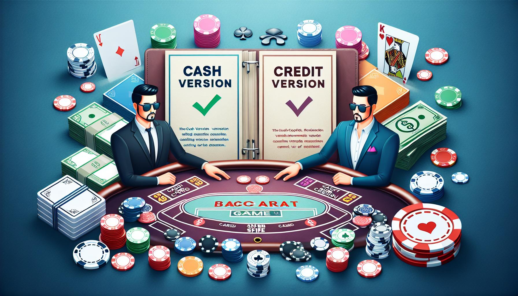 百家樂現金版 vs. 信用版差異比較與推薦攻略,信用版安全性與現