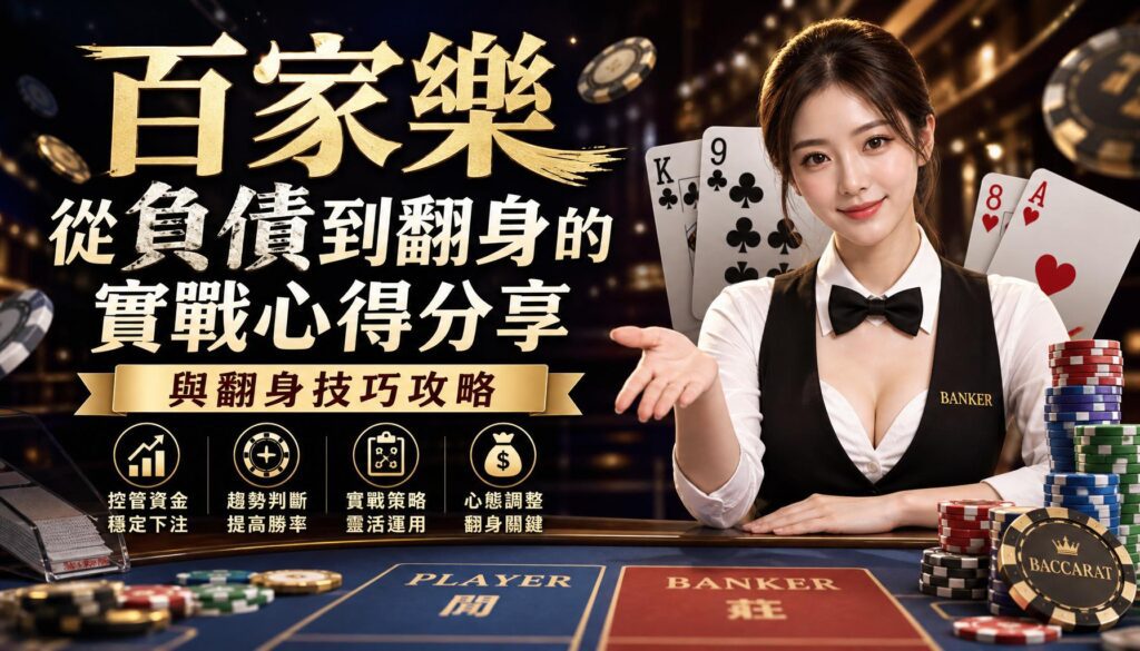 百家樂從負債到翻身的實戰心得分享與翻身技巧攻略
